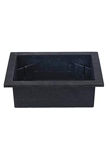 Craft Smith Elegant Rectangular Water Fountain Plastic Tub Size 295 x 22x 10 CM Colour Black Weight 450 gram - Image 1