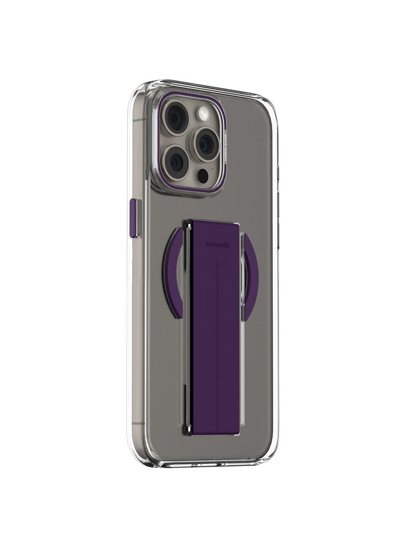 Moxedo Magnetic Protective Case Scratch Resistant Drop Protection Magsafe Technology Compatible for iPhone 15 Pro 6.1 inch - Purple - Image 1