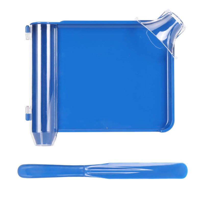 Tablet Count Tray: Plastic Dual Channel Design - Hygienic Spatula Included, Clear Diversion Cover for Accurate Low Error Tablet Sorting for Home Pharmacy, Medical Staff - Image 1