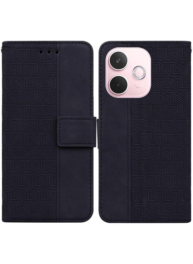 S-TOP Case For OPPO A5 Pro 5G Geometric Embossed Leather Phone Case - Image 1