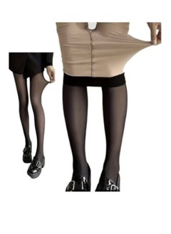 Generic High Waist Ripstop Fake Sheer Pantyhose  - Image 1