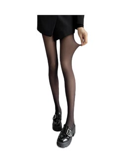 Generic High Waist Ripstop Fake Sheer Pantyhose  - Image 3