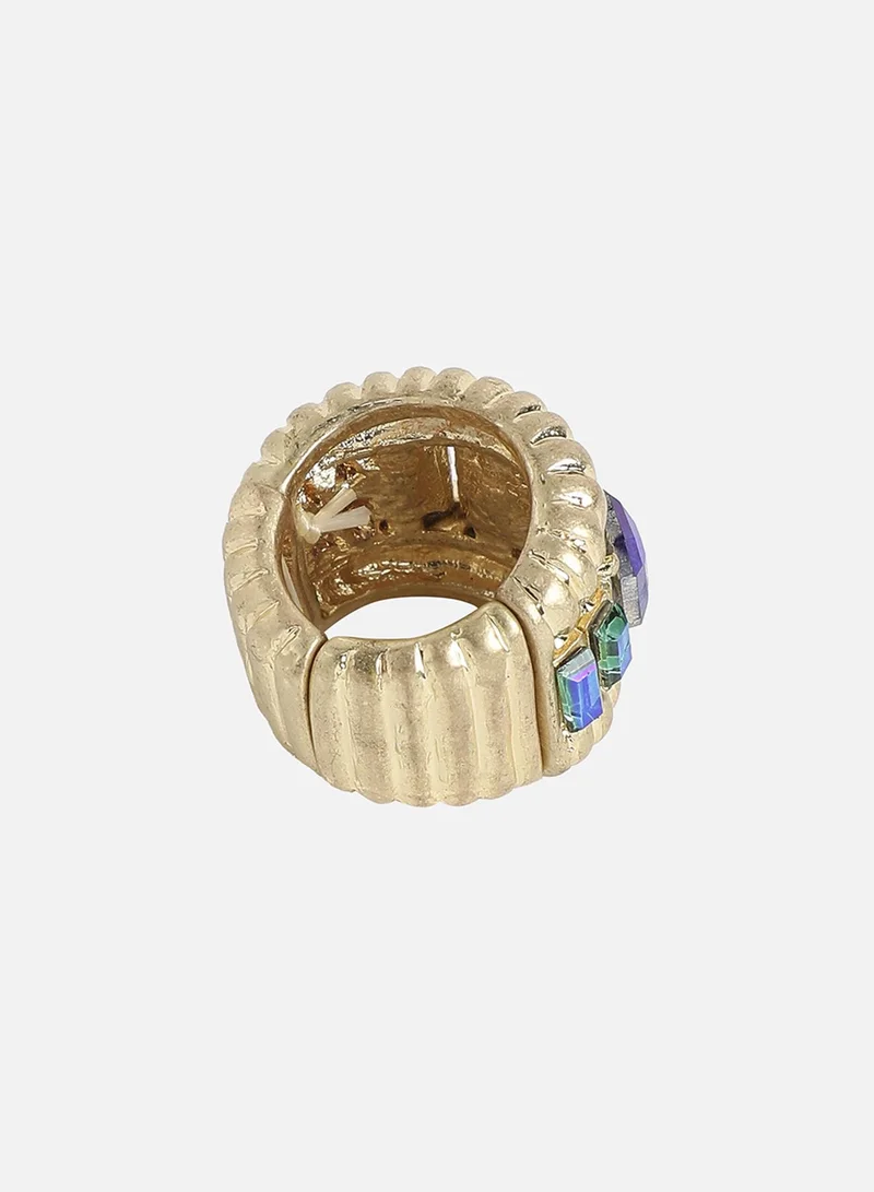 Sohi  Midnight Odessey Artificial Cocktail Ring Jewellery for Women | Best Price UAE