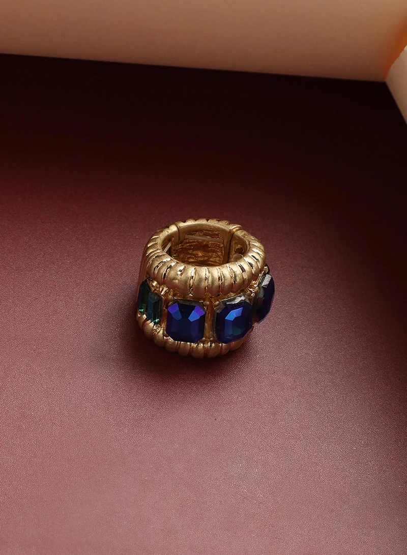 Sohi  Midnight Odessey Artificial Cocktail Ring Jewellery for Women | Best Price UAE