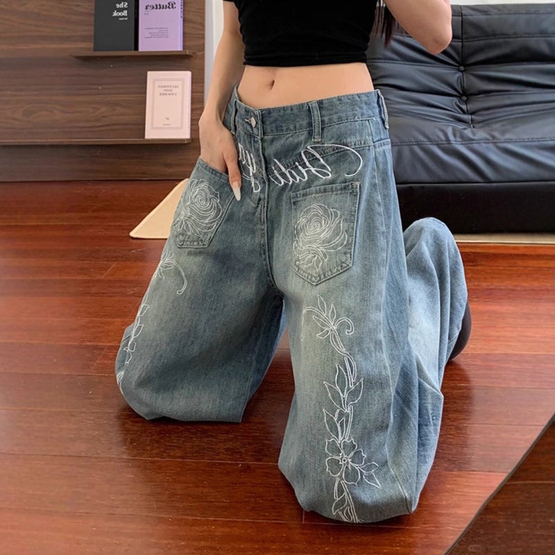 Unisex Casual Daily Denim Jeans - Image 3