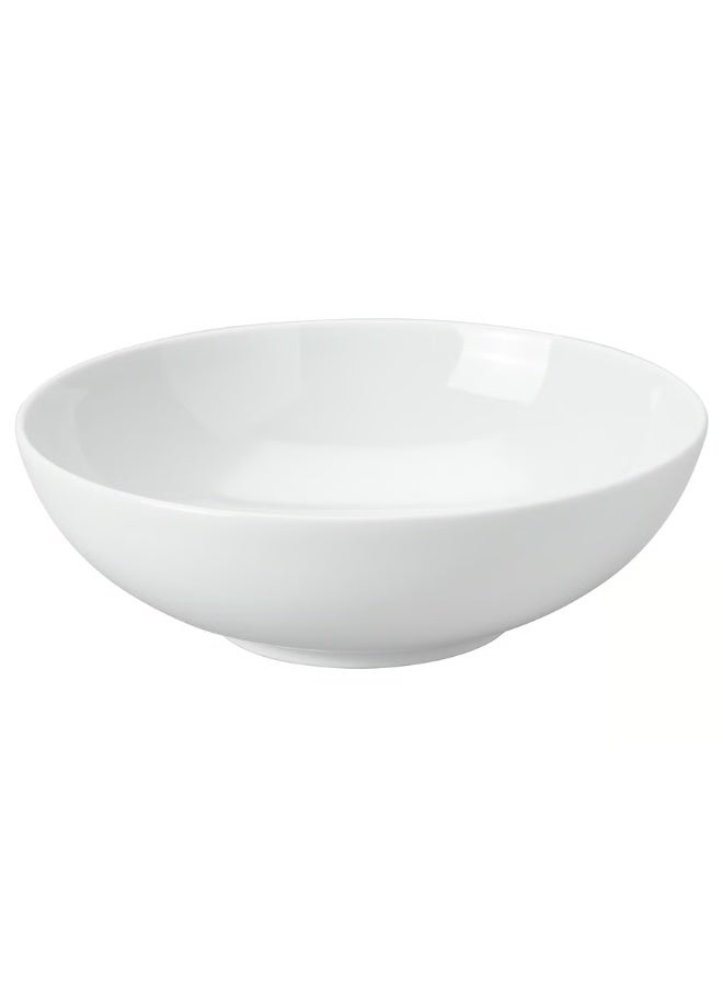 Bowl White Diameter 19 cm Height 6 cm Volume 0.7 L - Image 1