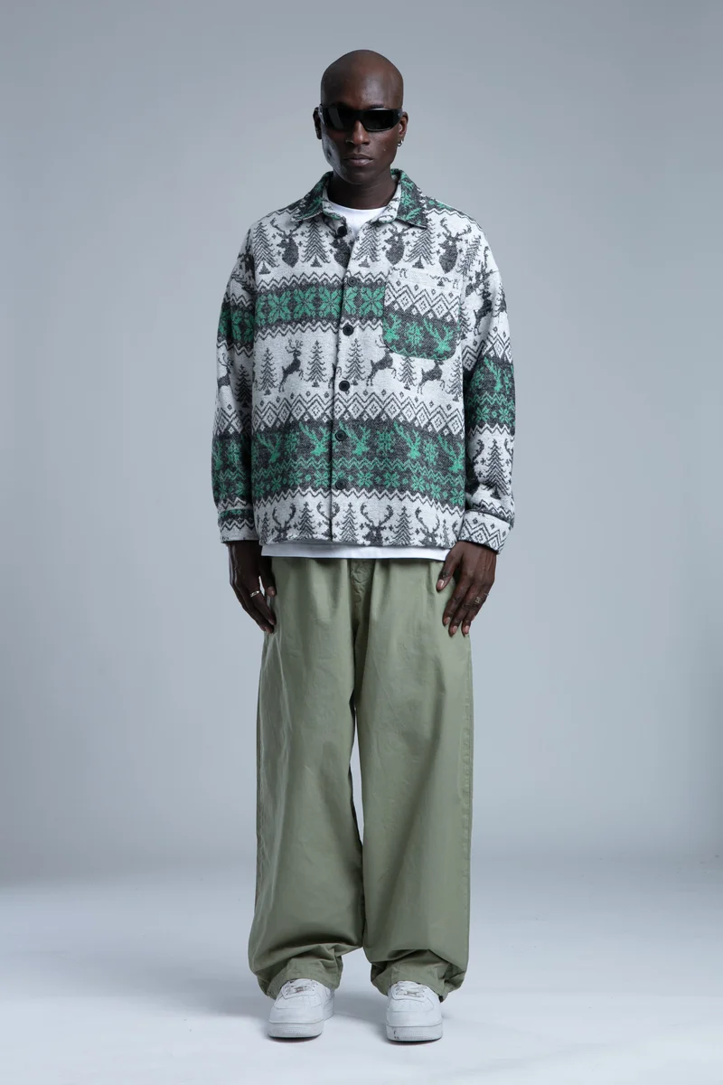 Catch Patterned Cashmere Shirt