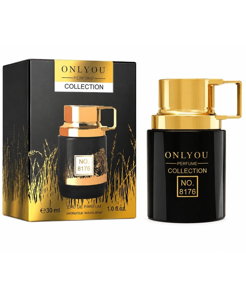 Onlyou Perfume Collection No. 8176 Eau De Parfum 30ML – Woody Aromatic Men’s Perfume with Bergamot, Mint & Sandalwood - Image 1