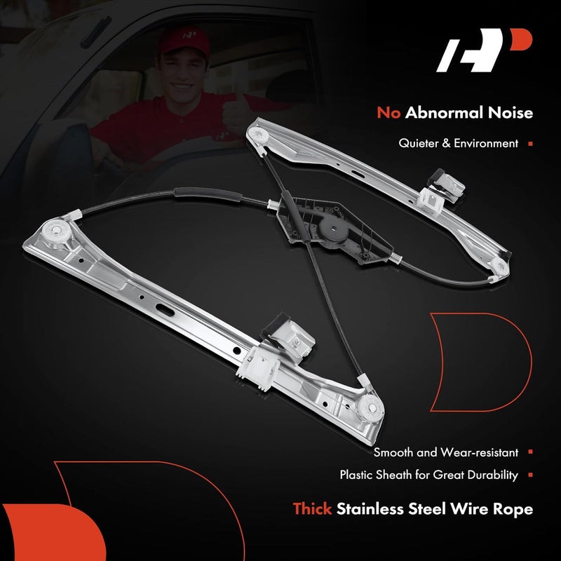 A-Premium Power Window Regulator Without Motor for Mercedes-Benz W204 W212 C230 C250 C300 C350 C63 AMG E350 E550 E63 AMG Front Right - Image 4