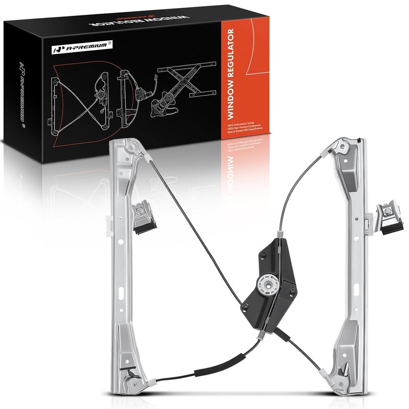 A-Premium Power Window Regulator Without Motor for Mercedes-Benz W204 W212 C230 C250 C300 C350 C63 AMG E350 E550 E63 AMG Front Right - Image 1