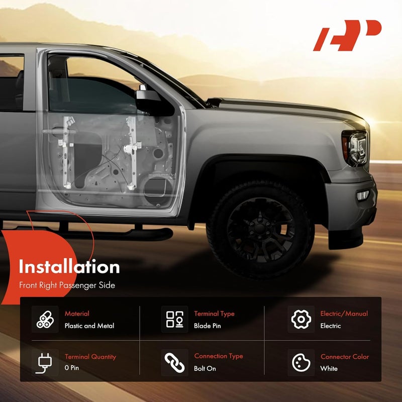 A-Premium Power Window Regulator Without Motor for Mercedes-Benz W204 W212 C230 C250 C300 C350 C63 AMG E350 E550 E63 AMG Front Right - Image 3