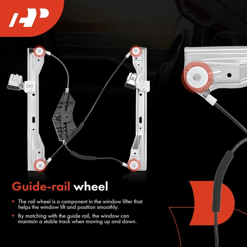 A-Premium Power Window Regulator Without Motor for Mercedes-Benz W204 W212 C230 C250 C300 C350 C63 AMG E350 E550 E63 AMG Front Right - Image 5