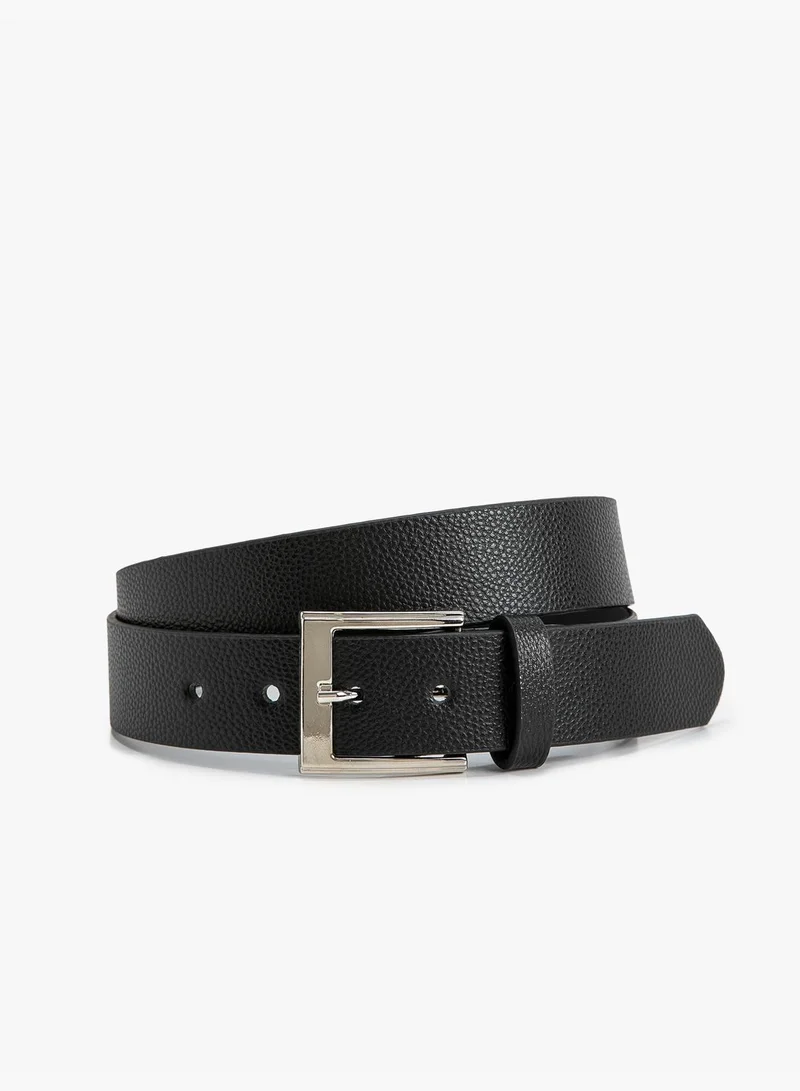 KOTON Metal Buckle Detail Faux Leather Belt
