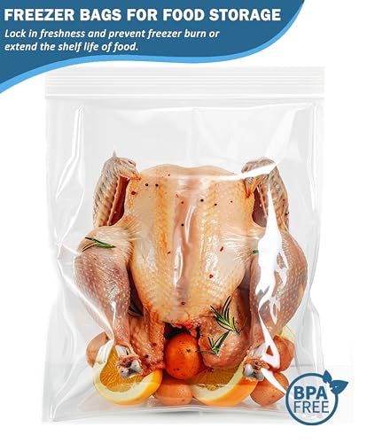 Damaisely 10 Heavy Duty Storage Bags with Zipper Top, 3.1-mil Thick, Extra Large 5 Gallon Bag 18" x 24", Resealable Plastic Bag, Jumbo Freezer Bags for Food, Clothes, Travel, Moving - Image 5
