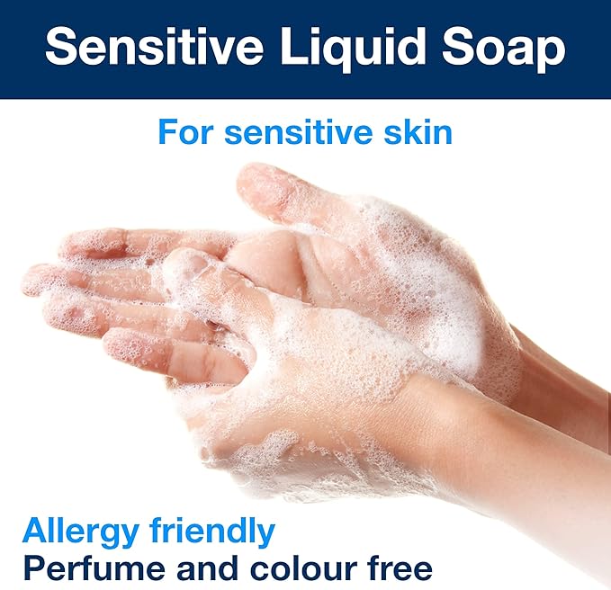 Tork Sensitive Liquid Soap S1 Dermatologically Tested 6 x 1000ml 420701 - Image 2