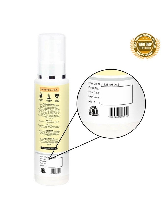 Exposed B & W Cream For Dark Underarms | Intimate Areas | Elbows | Neck | Sulphate & Paraben - Free | Vegan - 90g (Pack Of 2) - Image 2
