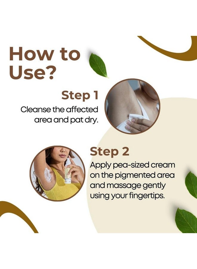 Exposed B & W Cream For Dark Underarms | Intimate Areas | Elbows | Neck | Sulphate & Paraben - Free | Vegan - 90g (Pack Of 2) - Image 5
