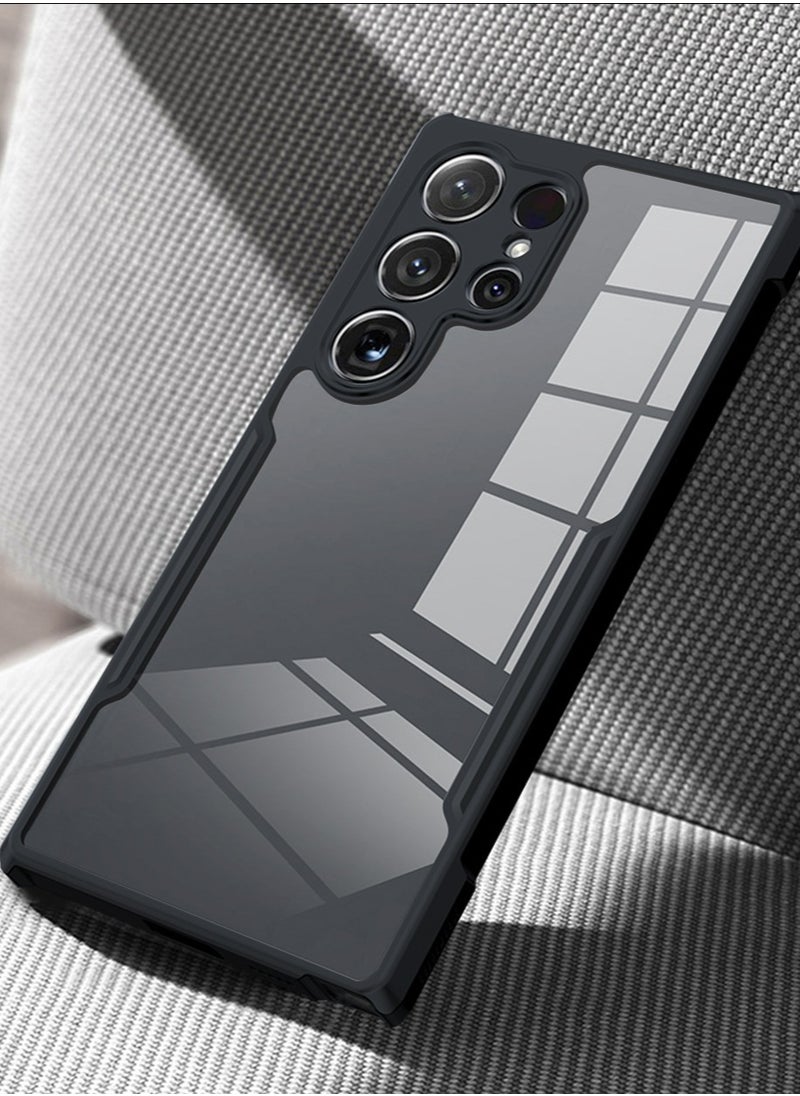 X-level Samsung Galaxy S24 Ultra Case Cover Transparent Support Wireless Charging Shockproof Camera Len Protection Comfortable Touch Feel Hard Back Soft Flexible TPU Bumper Cover Phone Accessories Protector  - Image 2