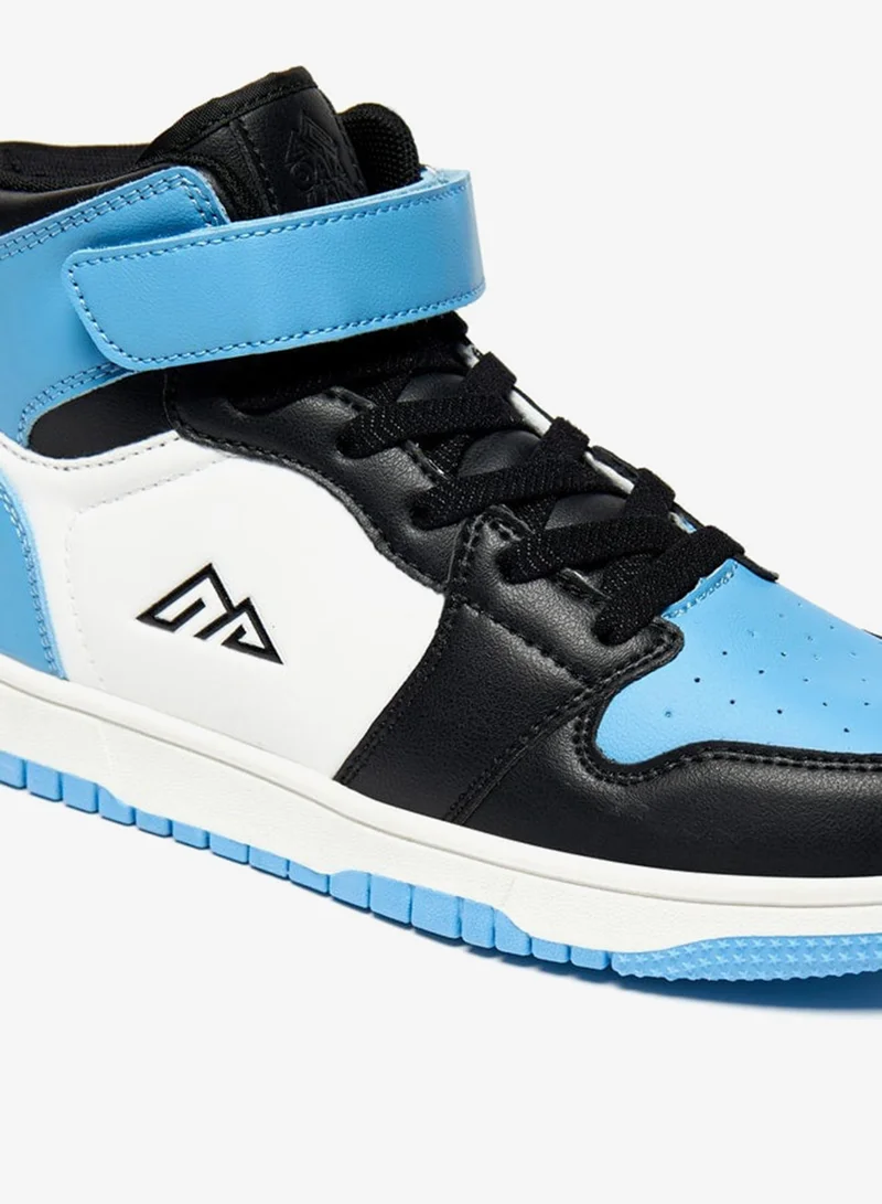 Oaklan by Shoexpress  Boys Panelled High-Top Sports Shoes With Hook And Loop Closure for Men | Best Price UAE