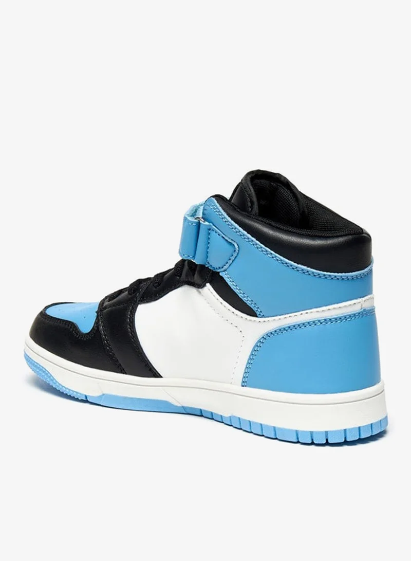Oaklan by Shoexpress  Boys Panelled High-Top Sports Shoes With Hook And Loop Closure for Men | Best Price UAE