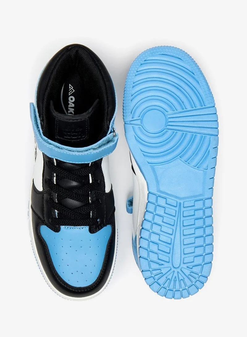 Oaklan by Shoexpress  Boys Panelled High-Top Sports Shoes With Hook And Loop Closure for Men | Best Price UAE