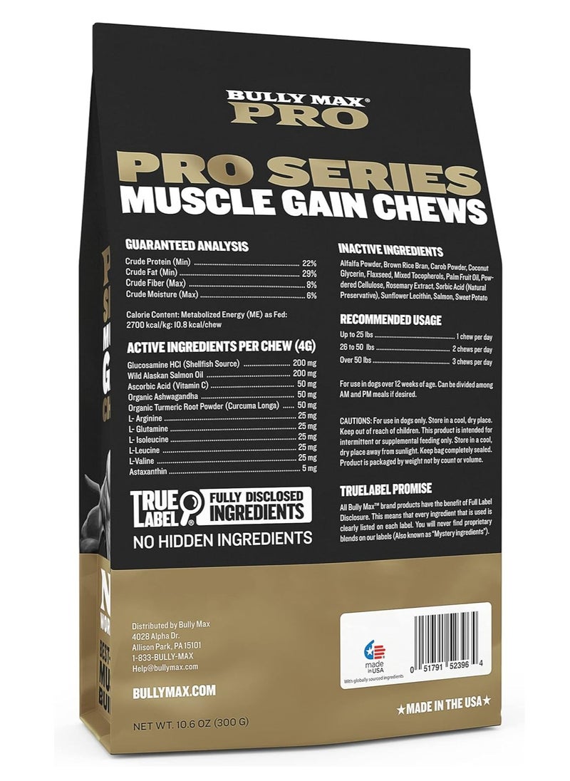 BULLY MAX - Pro Series High Protein 11-in-1 Muscle Gain Power Chews 75 pcs 300g - Image 1