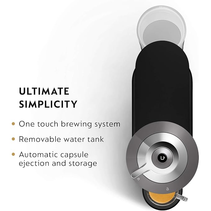 Renewed Nespresso Vertuo Next Coffee and Espresso Machine by De'Longhi, Dark Grey, Compact, One Touch to Brew, Single-Serve Coffee Maker and Espresso Machine (Renewed) - Image 3