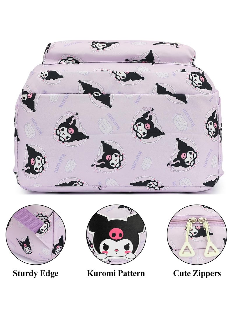 عام حقيبة ظهر لأطفال المدارس من كرومي حقيبة ظهر للكمبيوتر المحمول حقيبة ظهر أنيمي لطيفة حقيبة ظهر للبنات والبنين - Image 5