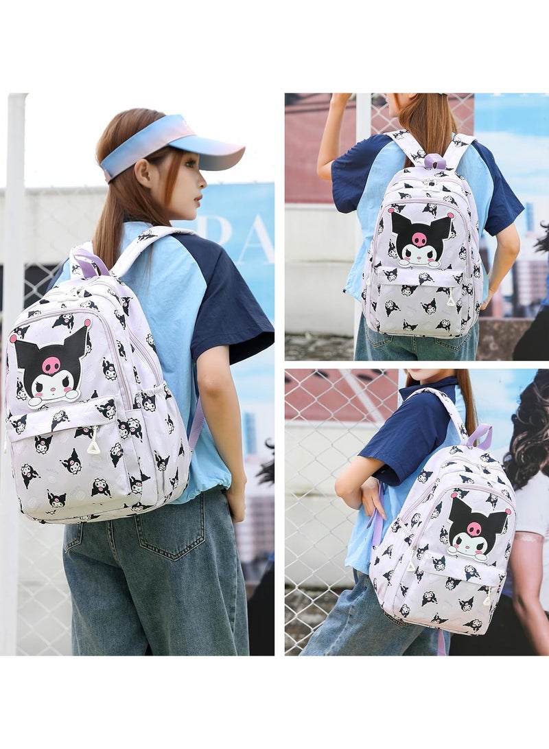 عام حقيبة ظهر لأطفال المدارس من كرومي حقيبة ظهر للكمبيوتر المحمول حقيبة ظهر أنيمي لطيفة حقيبة ظهر للبنات والبنين - Image 2