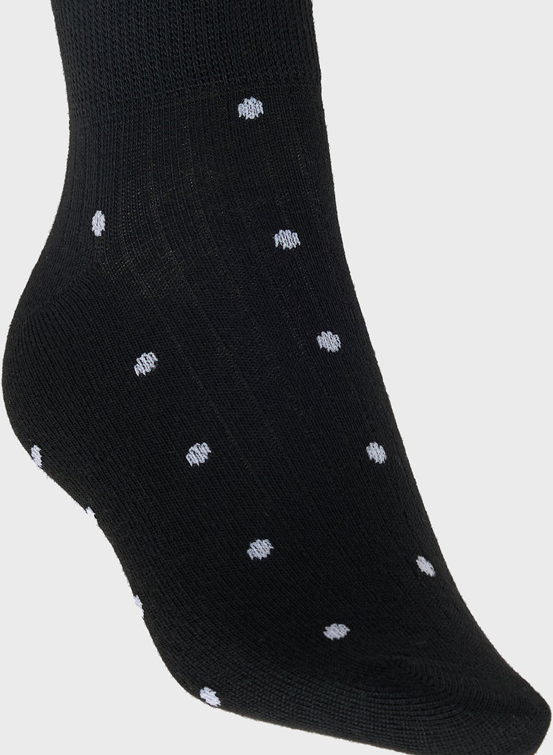 Ginger 3PK Polka Dot Ankle Socks - Image 2