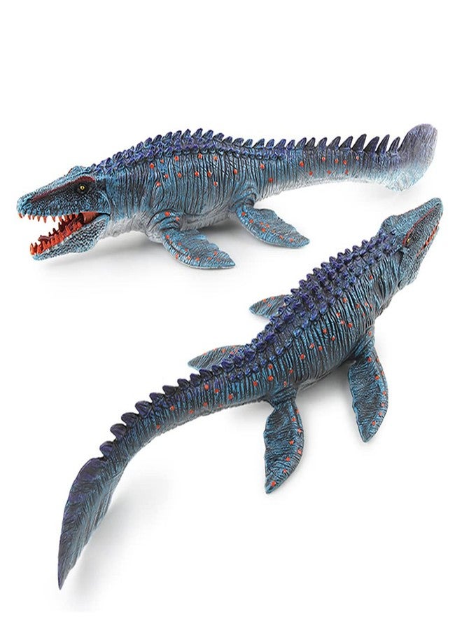 EOIVSH Large Mosasaurus Toy 13.4", Realistic Deep Sea Monster Mosasaurus Dinosaur Plastic Hand-Painted Ocean Animal Model Figurine for Bath Pool Toy, Birthday Gifts, Party Favors, Kids Toys - Image 4