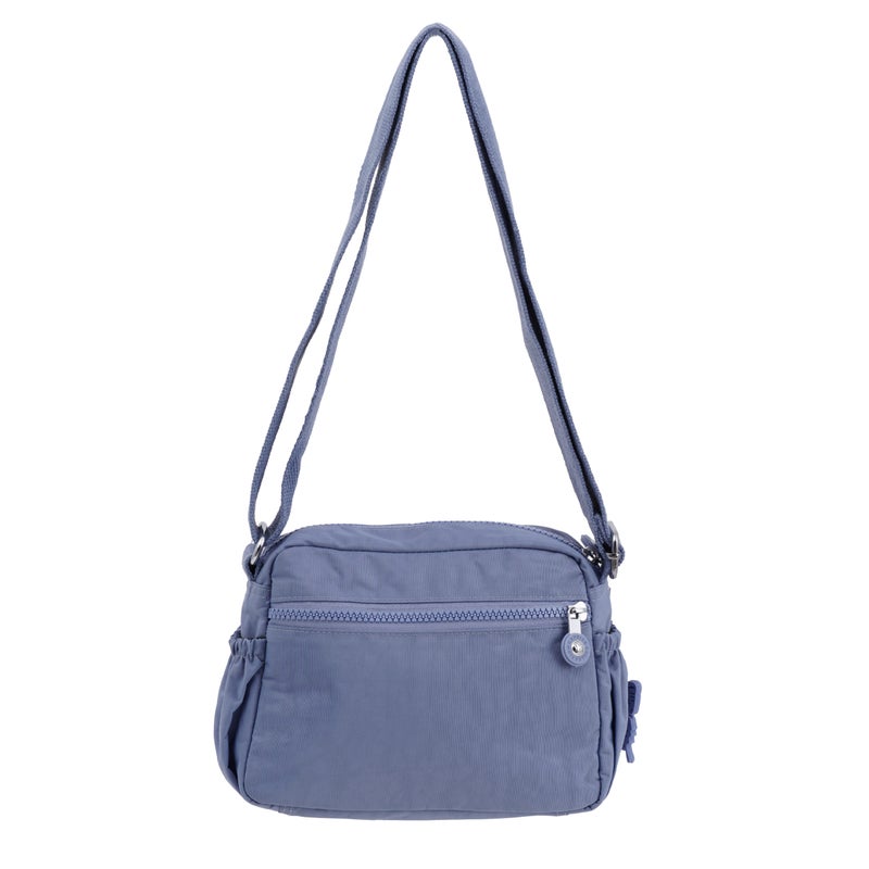 مجموعة كابريس شنطة كروس صغيرة للجنسين من كابريس كوليكشن – لافندر، خفيفة ومضغوطة، نايلون مقاوم للماء، سعة 3 لتر - Image 2