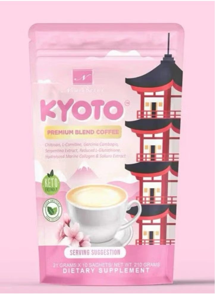 NAMIROSEUS Kyoto Premium Blend Coffee, 10 Sachets  - Image 1