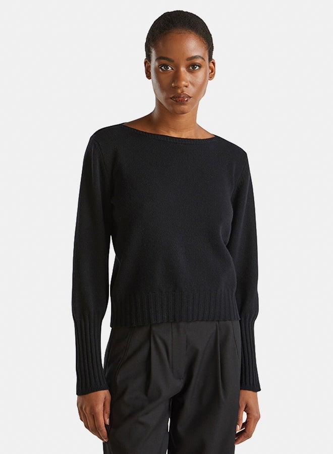 Benetton Boat Neck Sweater - Image 4