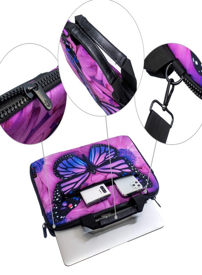 icolor Canvas Laptop Carrying Shoulder Sleeve Carrying Case Protective Bag Briefcase for 11.6 12 12.9 13 13.3 Inches Laptop Ultrabook Netbook (Csh-02) - Image 3