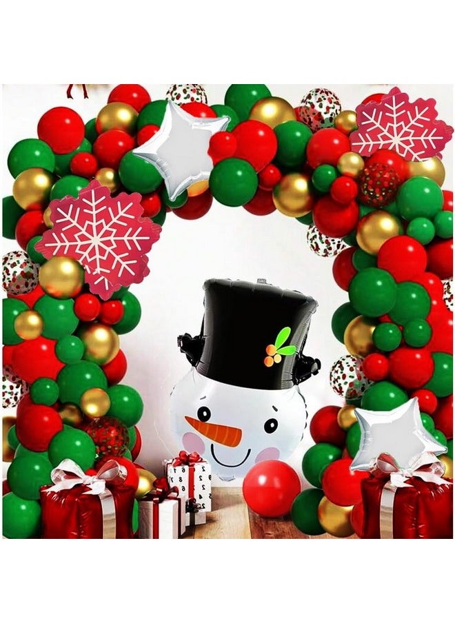 Pop The Party Christmas Decorations Balloon Arch Garland Kit, 42Pcs Xmas Party Supplies Balloon Set, Including Merry Christmas Snowman Set, Christmas Balloons, Multi Confetti Balloons - pzsku/Z1E661BCD23D81246E5DBZ/45/_/1741429296/82eb22fe-8ebd-4c08-98d3-2c87777e4bf8