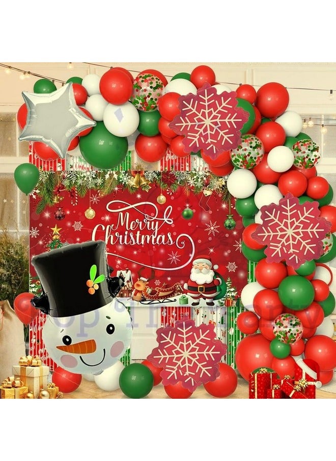 Pop The Party Christmas Decorations Balloon Arch Garland Kit, 42Pcs Xmas Party Supplies Balloon Set, Including Merry Christmas Snowman Set, Christmas Balloons, Multi Confetti Balloons - pzsku/Z1E661BCD23D81246E5DBZ/45/_/1741429297/264a5e81-91c1-47c2-b08b-c9c9705fa0bb