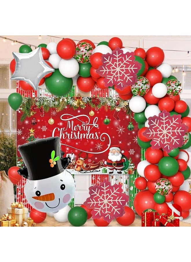 Pop The Party Christmas Decorations Balloon Arch Garland Kit, 42Pcs Xmas Party Supplies Balloon Set, Including Merry Christmas Snowman Set, Christmas Balloons, Multi Confetti Balloons - pzsku/Z1E661BCD23D81246E5DBZ/45/_/1741429299/b8454abc-85e7-456c-a741-060adf2a110c