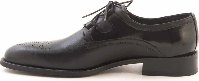 كيمال تانجا Gold Leather Men's Classic Shoes 6018-73