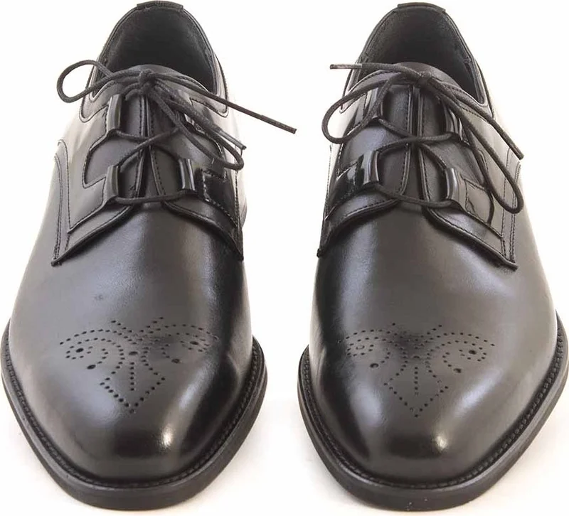 كيمال تانجا Gold Leather Men's Classic Shoes 6018-73