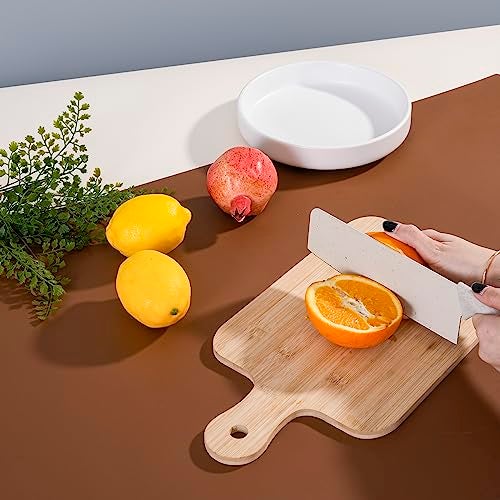 SAPID Extra Large Silicone Mat 36" x 24" Place Mats, Heat Resistant Mat for Kitchen Countertop Protector, Thick Placemats Washable Silicone Mats for Kitchen Counter Mat Dining Table Mat, Brown, SAPID - Image 5