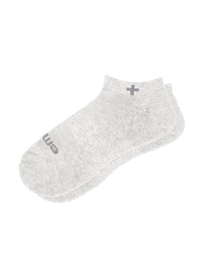 emuaid Ionic Silver Socks Silver Fiber Blend MoistureWicking Odor Control One Pair Gray - Image 2