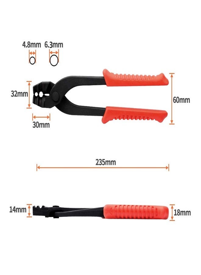 SPEEDWOX Tube Bending Pliers Brake Line Pliers Forming Tool with Pliers and Bender Line Bending Plier 3/16" & 1/4" - Image 5