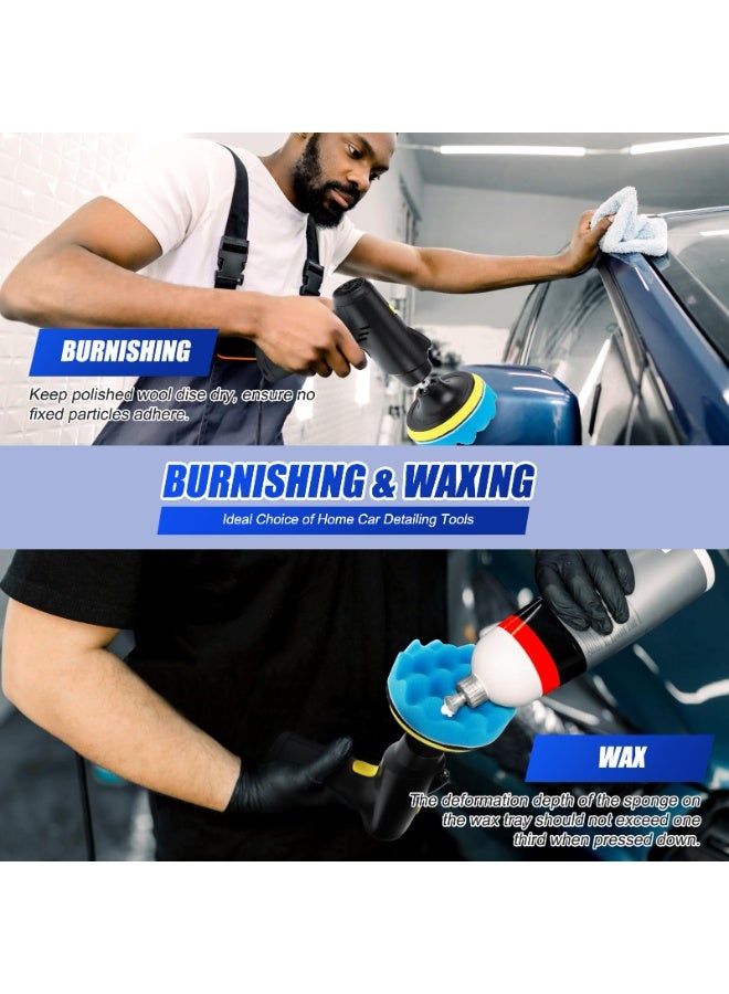 Generic Cordless Car Buffer Polisher – Portable 3-Speed Car Polishing Kit with 2000mAh Battery, 1600RPM, Lightweight for Auto Detailing, Waxing, and Scratch Repair  - Image 5