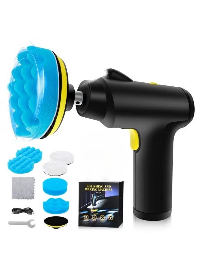 Generic Cordless Car Buffer Polisher – Portable 3-Speed Car Polishing Kit with 2000mAh Battery, 1600RPM, Lightweight for Auto Detailing, Waxing, and Scratch Repair  - Image 1