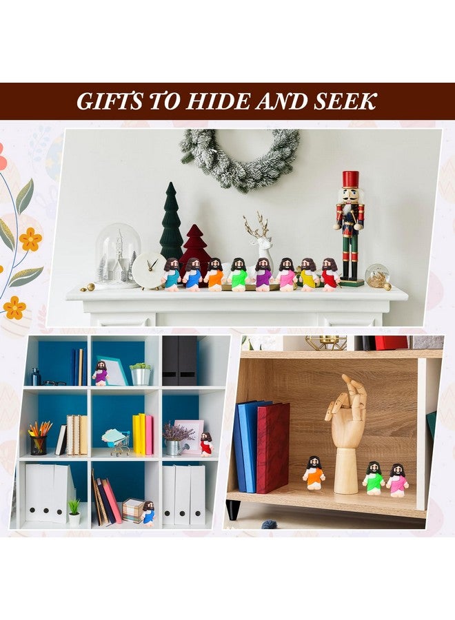 Bememo 25 Pcs Little Jesus Figures Original Design Mini Rubber Jesus Toys To Hide And Seek Religious Party Favors Sunday School Baptism Gifts (Vibrant Color) - Image 5