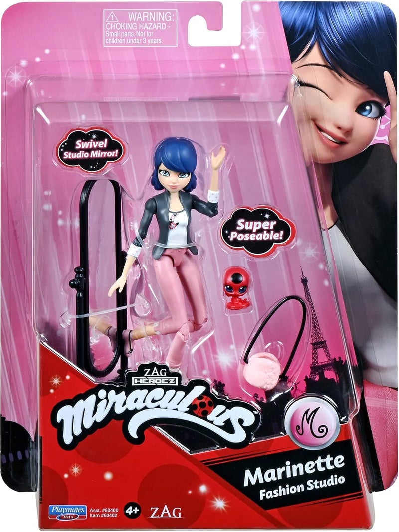 Playmates Miraculous Moments Small Doll - Marinette with Accessories - Image 2