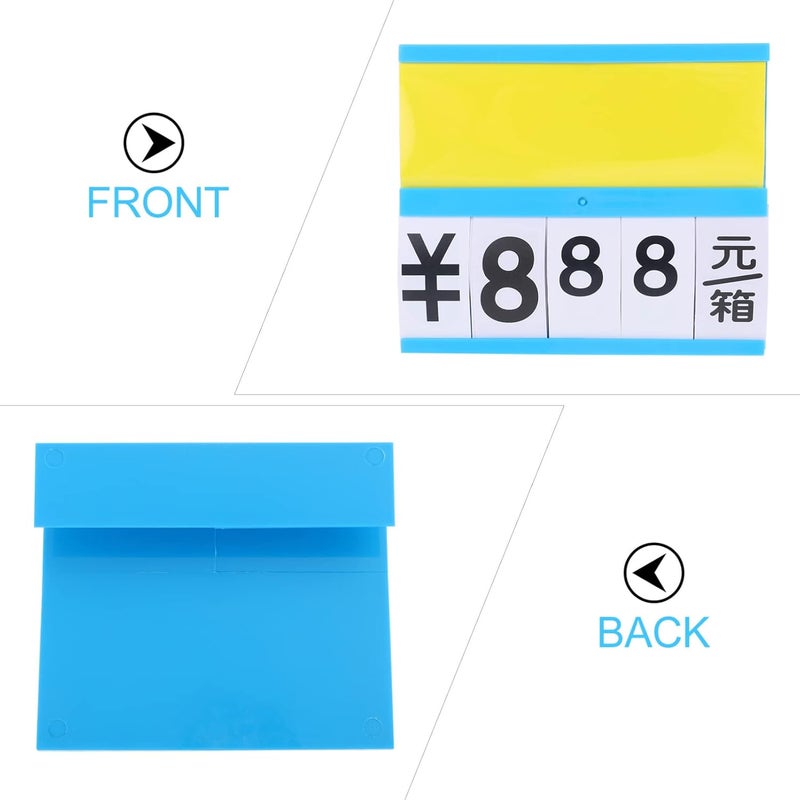 klarako 4pcs Price tag Hanging Tags Label Tags Basket bin Labels Clip on writable Sales Signs Supermarket tag Fruit Tags Fruit Vegetable Tags Food Tags Garbage can Label Sticker Plastic - Image 4