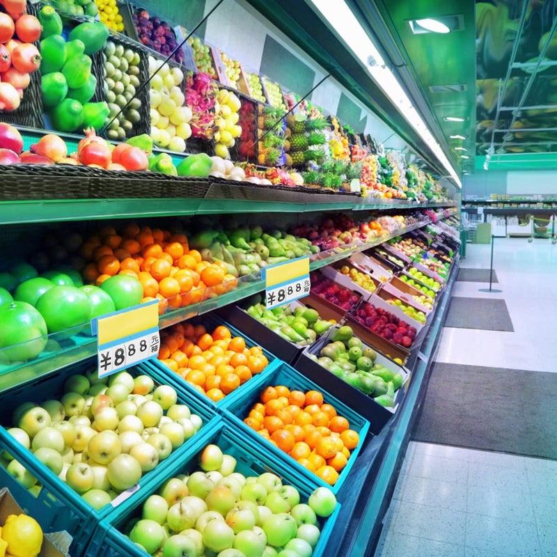 klarako 4pcs Price tag Hanging Tags Label Tags Basket bin Labels Clip on writable Sales Signs Supermarket tag Fruit Tags Fruit Vegetable Tags Food Tags Garbage can Label Sticker Plastic - Image 3