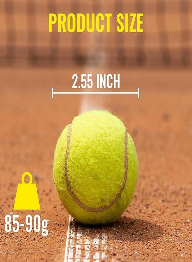KAVYARA Rubber Super Bounce Tennis Ball - Lightweight & Durable for Tennis Courts and Cricket Tournaments - Ideal for All Matches(Pack of 3) - Image 4